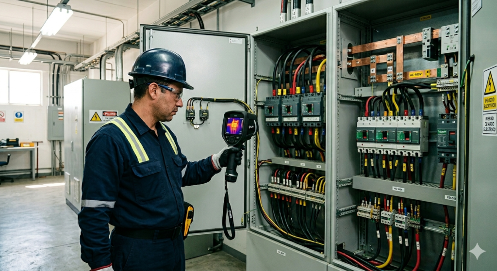 Termografía eléctrica industrial